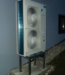 Tepelné čerpadlo Daikin Altherma LT - rodinný dom, Badín